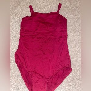BLOCH red Leotard size 12